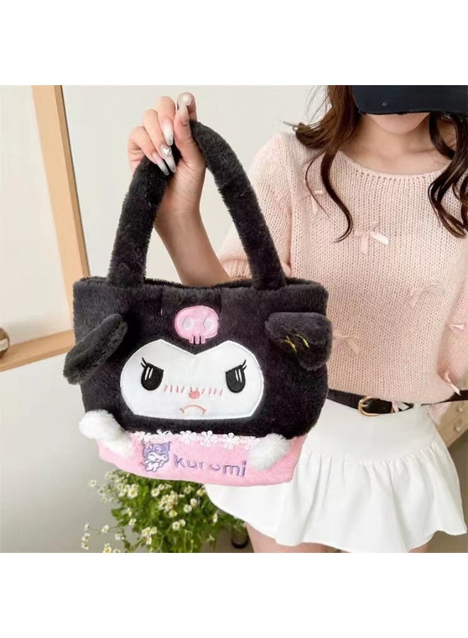 general Cartoon plush bag, crossbody bag, plush backpack, and wallet - Image 2