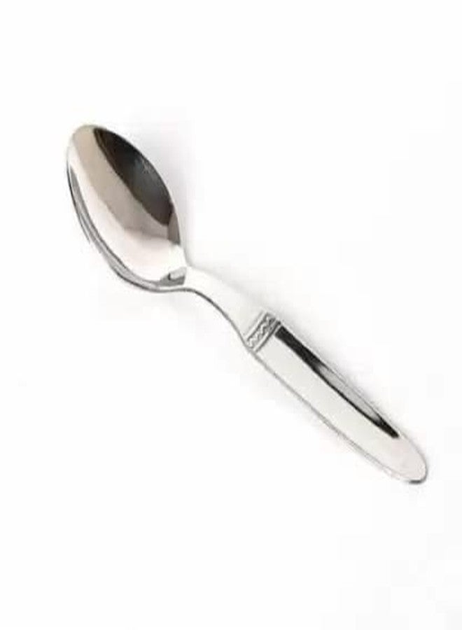Walker’s Decor Stainless Steel Spoon Fork Cutlery Set Stainless Steel Cutlery Set (Pack of 24) Steel Table Spoon Set - Image 3