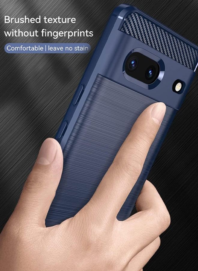 CATANES Google Pixel 7a Case Cover Soft TPU Bumper Protective Back Blue - Image 5