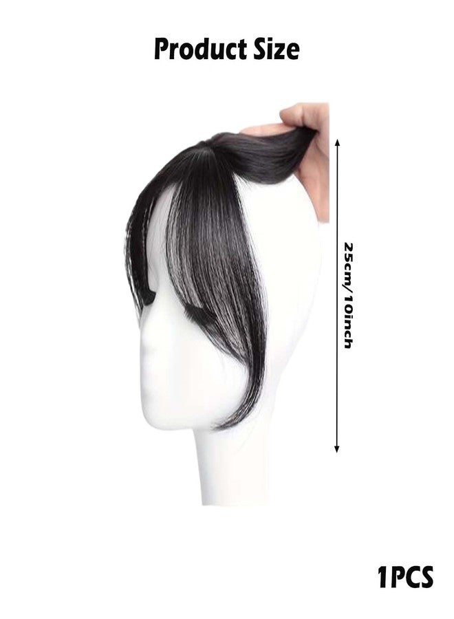 Aeenioy Front Hair Extensions for Women, Extensions for Thinning Hair, Extension for Instant Volume, Brown Black Hairs Topper for Women - Image 2