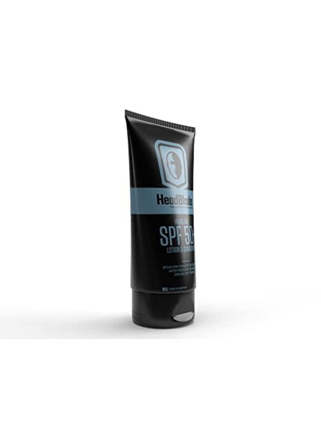 هيد بلايد لوشن واقي من الشمس للرجال بعامل حماية من الشمس 50 من Headlube - لا يترك أي دهون، مقاوم للتعرق، مصمم للوجه والجسم وفروة الرأس - مقاوم للماء لمدة 80 دقيقة، 5 أونصة سائلة - Image 2