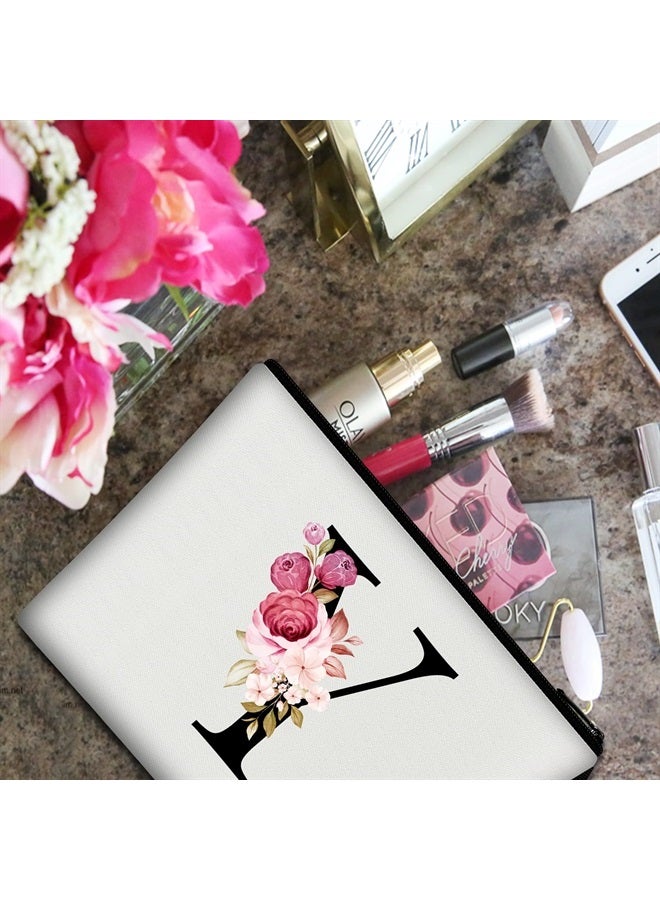 Vavabox A-Z Personalized Makeup Bag,Birthday Gifts for Women Mom,Gifts for Best Friend,Bride Bridesmaid Cosmetic bag (Y) - Image 3