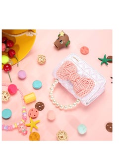 Excefore Girls Bow Purse, Little Girl Purse, Kids Baby Sparkly Bow Handbags, Small Crossbody Shoulder Bags, Travel Shoulder Crossbody Bag, Gifts for Little Girls  - Image 5