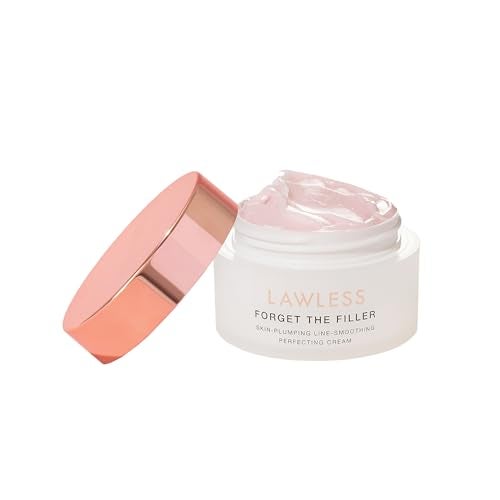 Lawless Mini Forget the Filler SkinPlumping LineSmoothing Perfecting Cream Premium NonAcne Moisturizer Designed to Prime Plump Smooth and Tighten Skin for a Youthful Hydrating Look 05 oz - Image 1