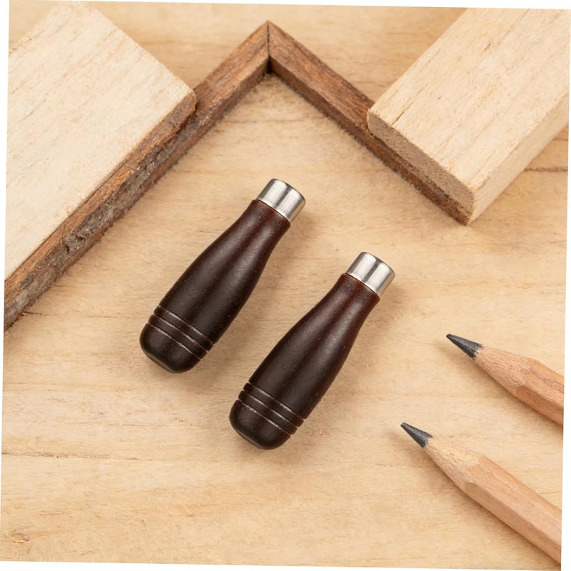 Zerodeko 6pcs Wooden File Handles Impact-Resistant Grip Ergonomic Wood Handles for Filing Tools for Woodworking Hand Tools - Image 4
