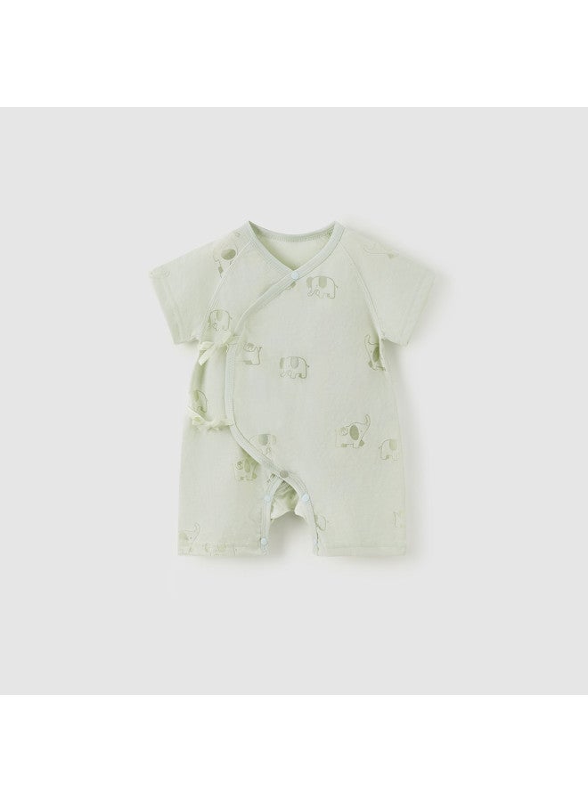 Tongtai Baby Short-sleeved Rompers Summer Thin Style Unisex Baby Clothes Newborn Onesies Crawlers Seamless Pajamas - Image 2
