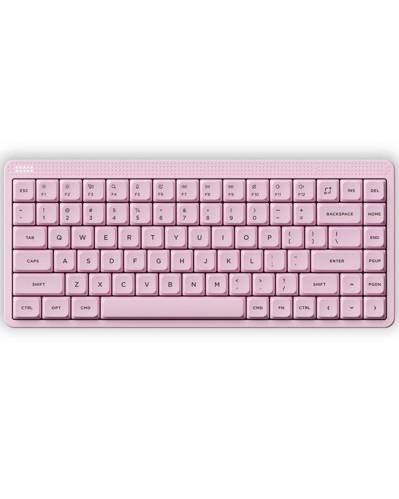 nuphy Node75 Wireless Mechanical Keyboard, 75% Hot Swappable Custom Low Profile Keyboard, 84 Keys Computer Gaming Keyboards, Supports Touch Gestures, PBT Keycaps, RGB Backlit, Bluetooth/2.4GHz/USB-C - Image 1