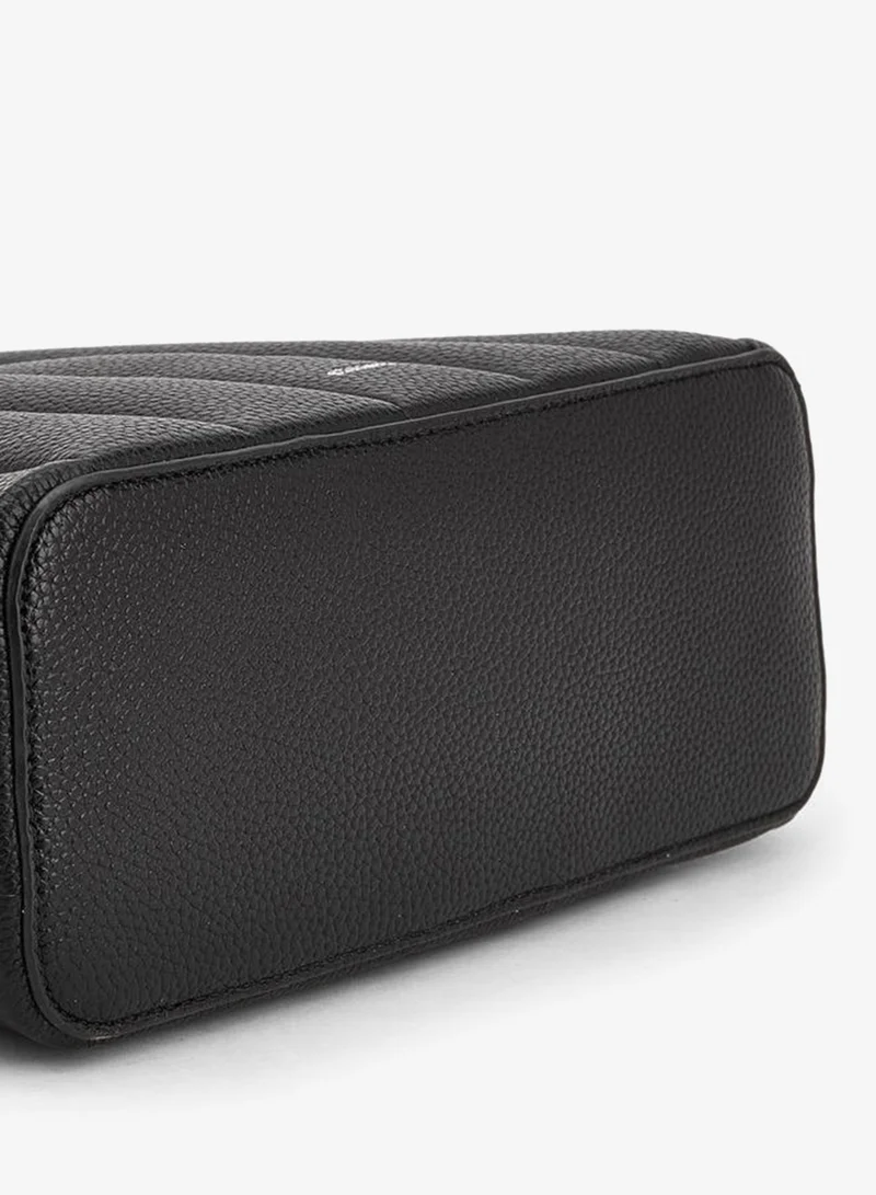 Celeste BLACK Pleated Tote Bag With Pouch for Women | Best Price UAE