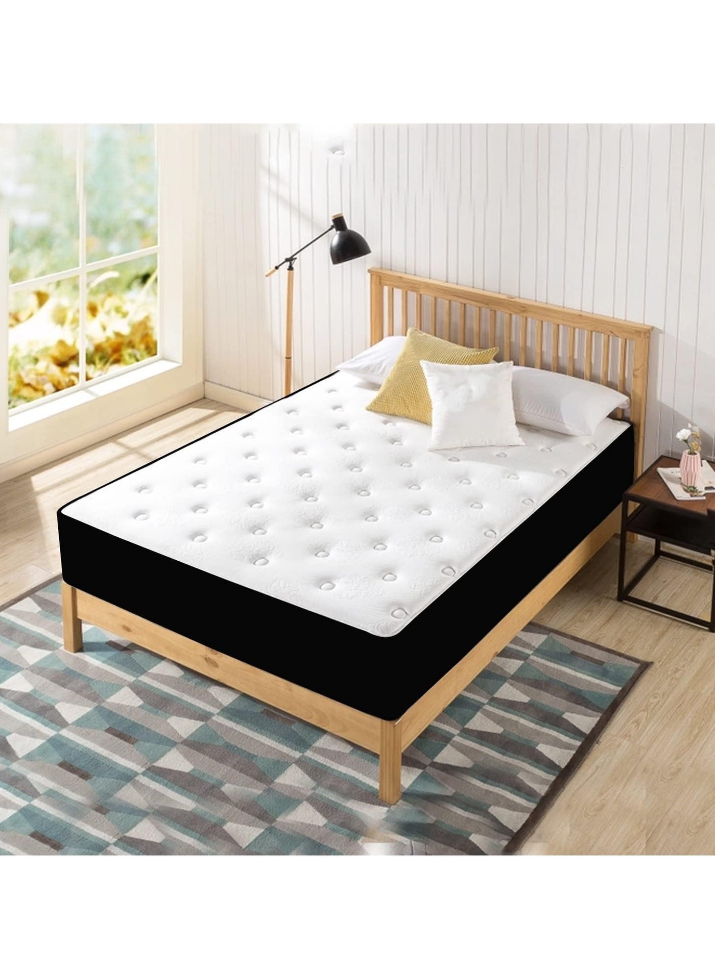 Harmony Home 18 cm Orthopedic Memory Foam Mattress – 200x180 cm | Breathable, Eco-Friendly, Pressure Point Reduction & Enhanced Edge Support