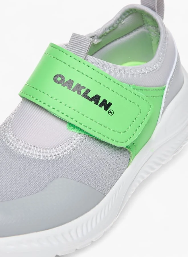 Oaklan by Shoexpress Boys Pull Tab Detail Sports Shoes with Hook and Loop Closure