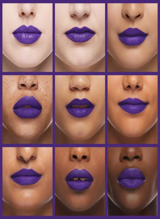 Black Radiance Perfect Tone Matte Lip Crème - Living in Violet - Image 4