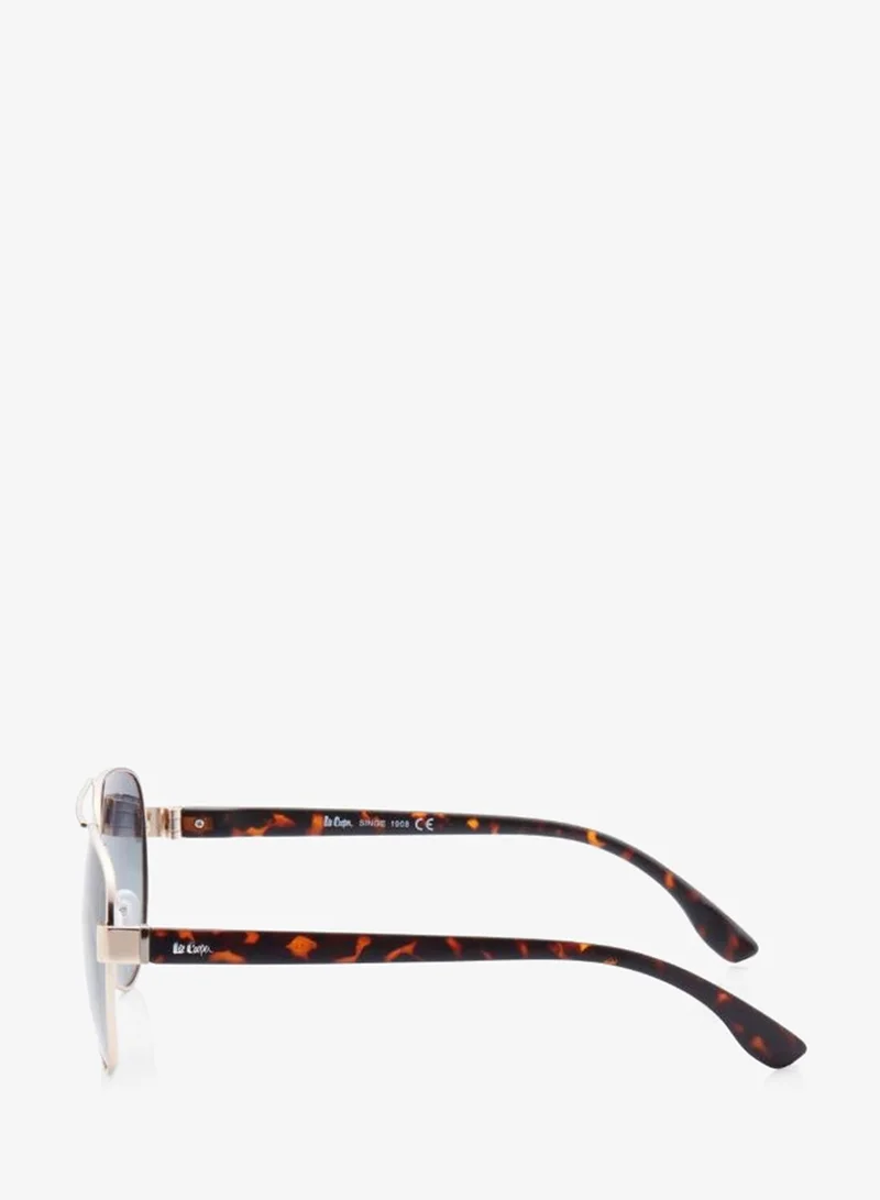 Lee Cooper  Polarized Sunglasses Gold Frame Gradient G15 Mirror Lens 60mm  - LC1201C02  | Best Price UAE