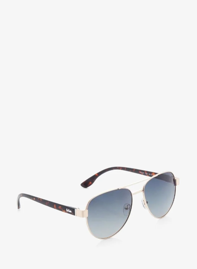 Lee Cooper  Polarized Sunglasses Gold Frame Gradient G15 Mirror Lens 60mm  - LC1201C02  | Best Price UAE