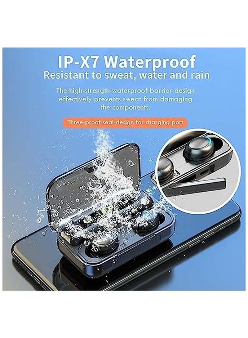 IAF Original F9-5 BT Earphones 5.0 TWS Fingerprint Touch Headset HiFi Stereo in Ear Earbuds Wireless Headphones - Image 2