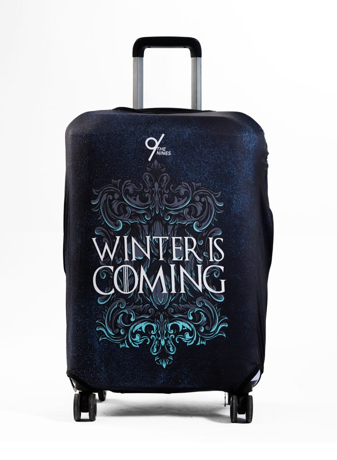 THE NINES LUGGAGE COVER "WINTER IS COMING" -M (22-24 inch) - Image 1