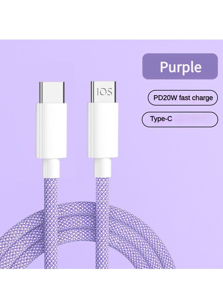 Best-selling woven data cable, suitable for Apple or Android devices,mobile phone charging cable (bare cable)