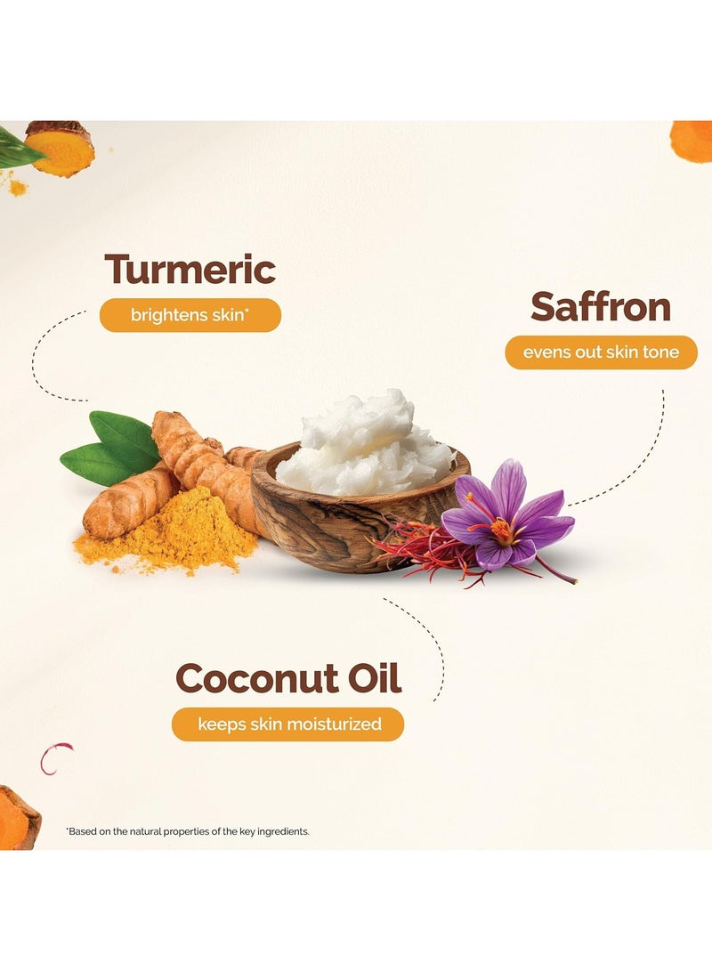 Mama Earth Ubtan Natural Face Wash for All Skin Type with Turmeric & Saffron for Tan removal and Skin brightning 100 ml - SLS & Paraben Free - Image 2