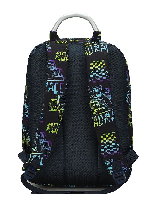 CUBS Cars Print Waterproof Kids 36L Backpack with zip closure Ideal for 8-15 years age group, Compatible with 15" Laptop - Image 3