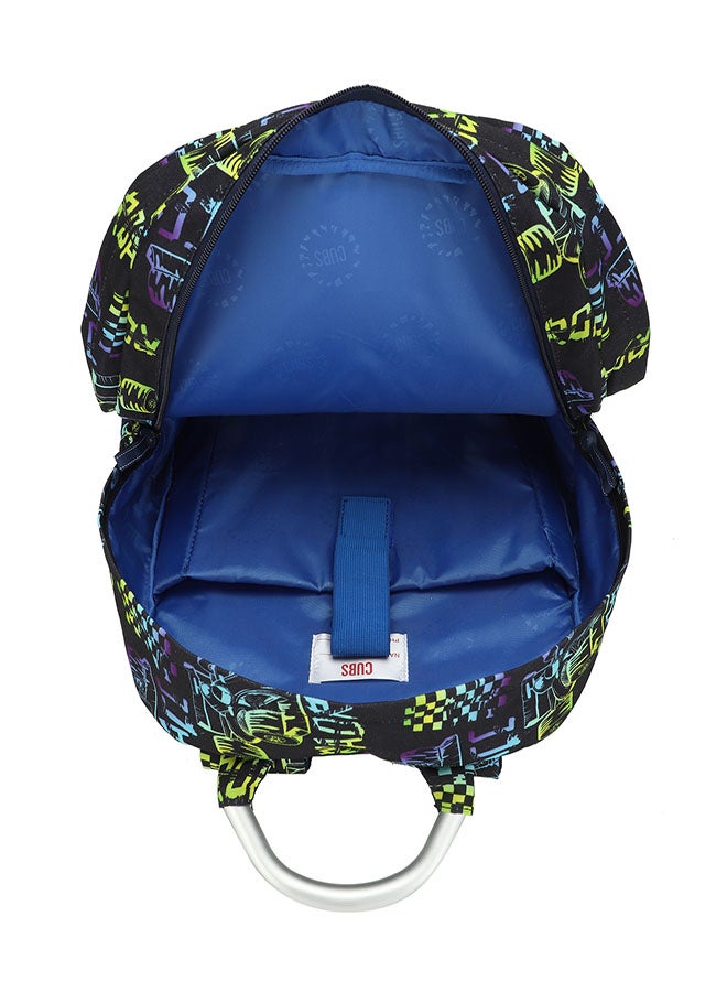 CUBS Cars Print Waterproof Kids 36L Backpack with zip closure Ideal for 8-15 years age group, Compatible with 15" Laptop - Image 4