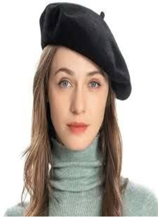 Generic - Solid color beret hat - Image 1