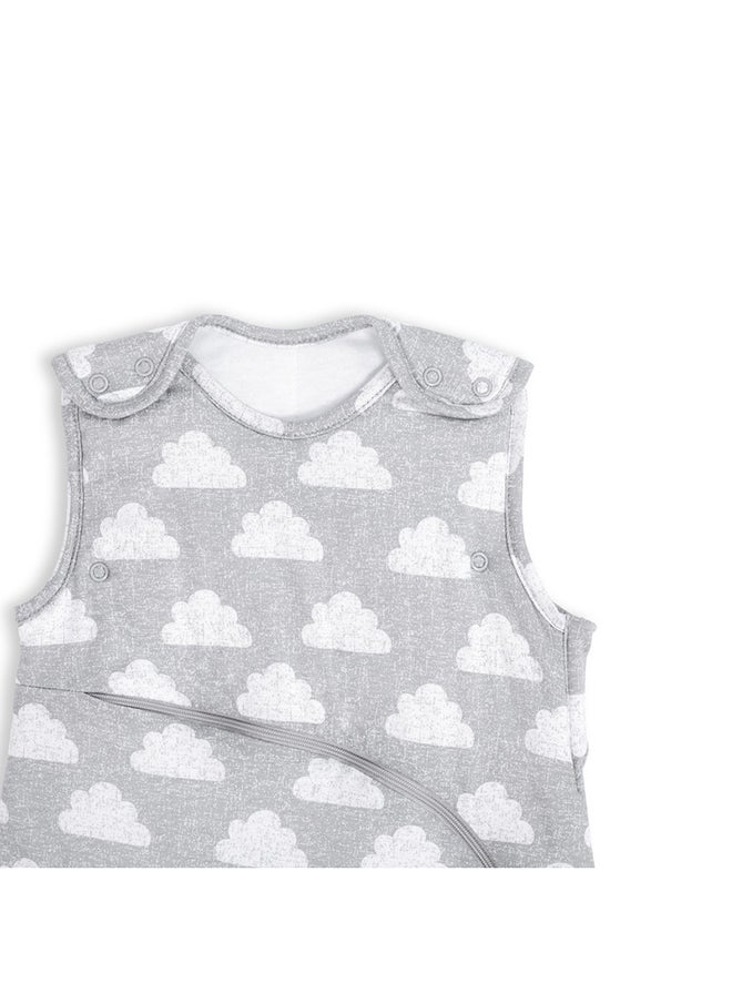 Snuz - Pouch Sleeping Bag Fir Infant And Baby Clever Nappy Change Zip 100% Cotton For Temperatures If 21 - 23 Celsius Suitable From 0 To 6 Months Colour Cloud Nine Maximum Baby Length 68 Cm - Image 1