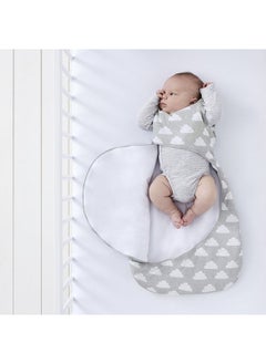 Snuz Pouch Sleeping Bag Fir Infant And Baby Clever Nappy Change Zip 100% Cotton For Temperatures If 21 - 23 Celsius Suitable From 0 To 6 Months Colour Cloud Nine Maximum Baby Length 68 Cm  - Image 5