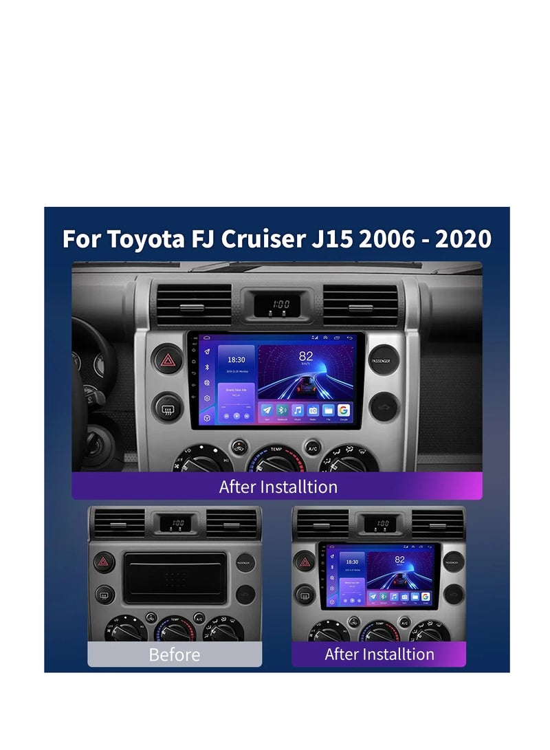 MNT Toyota FG screen from 2008 to 2022 is part of the car's infotainment system. It runs on Android and supports features like Apple CarPlay and Android Auto, allowing you to easily connect your smartphone. It also offers a high resolution of up to 1080 pixels, making it excellent for displaying information and maps clearly. - Image 3