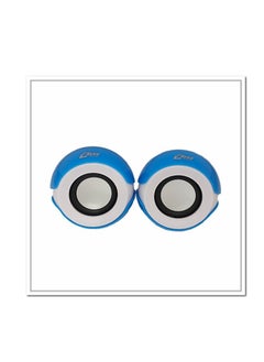 Zero ZR-45 Wired Digital Speaker for Computer and Laptop, 2 Pieces - Blue
