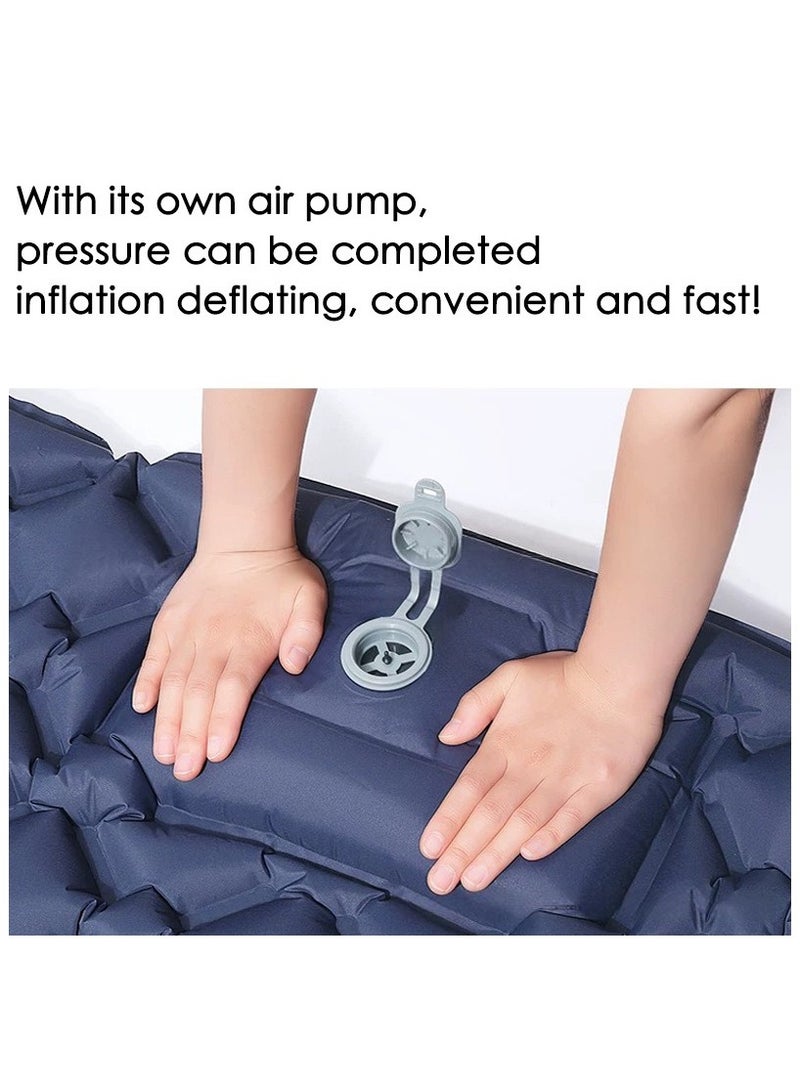 آنا مراتب هوائية خفيفة الوزن وقابلة للحمل مزدوجة للأماكن الخارجية (190*120*5 سم) مقاومة للرطوبة، مثالية للتخييم والسفر والسيارات - Image 5