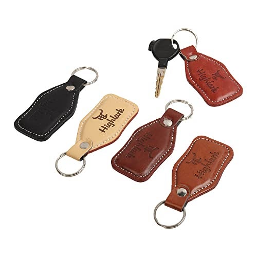 Highlark Signature Leather Finish Keychain for Men & Women | Durable Metal Key Holder for Car and Bike Keys | Elegant Everyday Accessory - Image 3