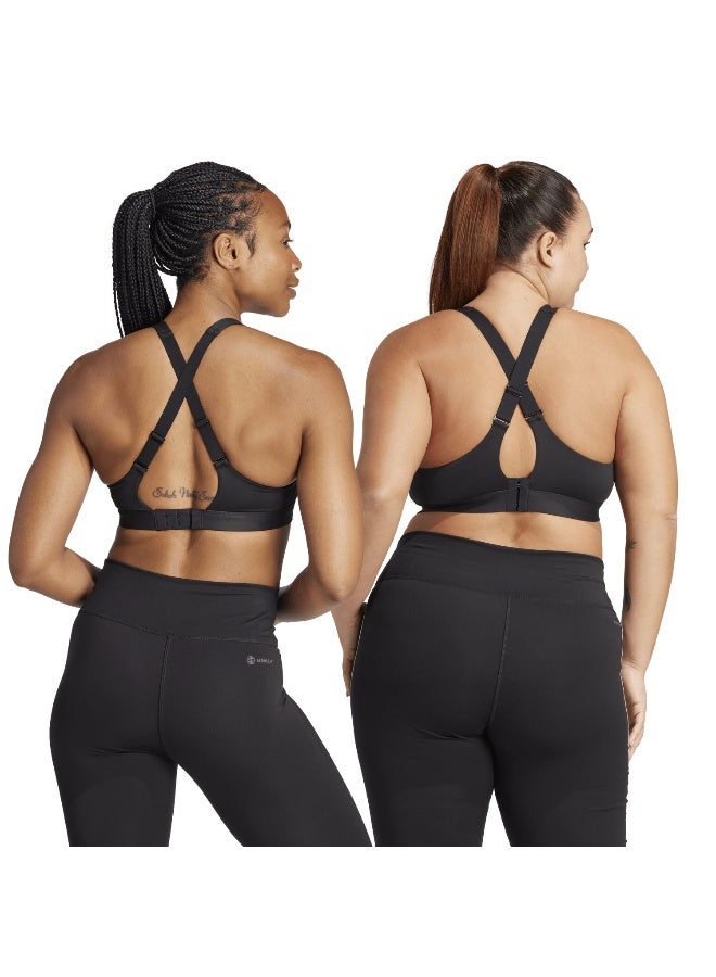 Adidas Tlrdrct Hs Bra Black Training Bra For Women XS A-B - Image 5
