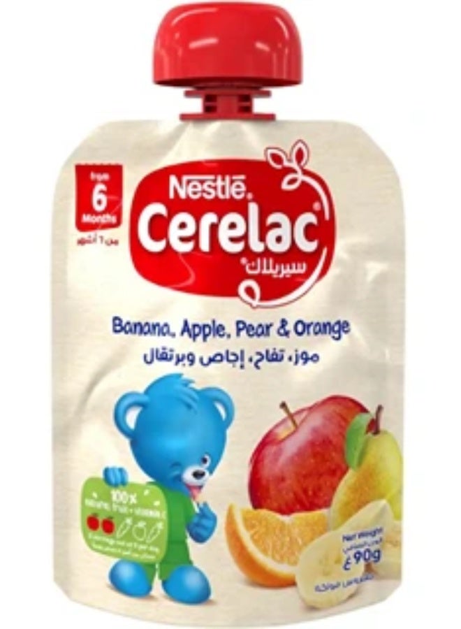 CERELAC BANANA APPLE PEAR ORANGE 90GM