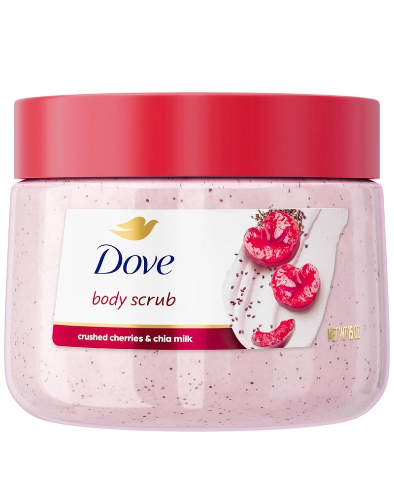 Dove Body Scrub With Crushed Cherries And Chia Milk 425 g - Image 1