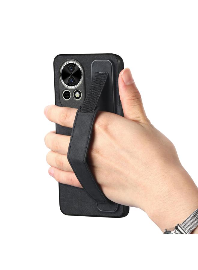 اس-توب جراب خلفي من الجلد لهاتف Huawei Nova 13 Pro مع حامل سوار المعصم الكلاسيكي - Image 2