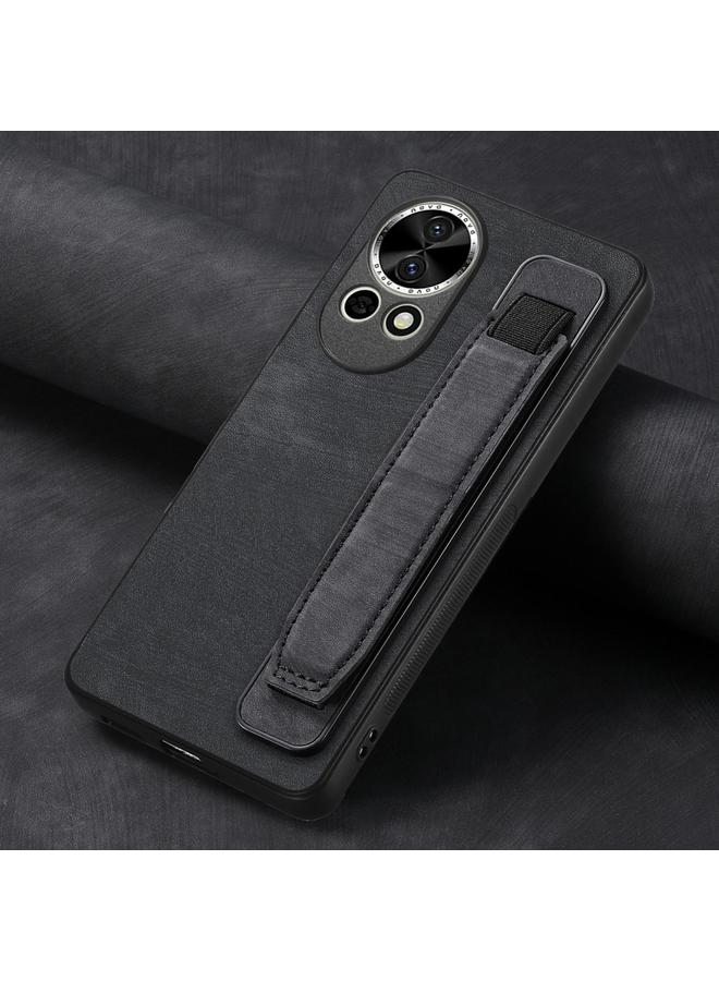 اس-توب جراب خلفي من الجلد لهاتف Huawei Nova 13 Pro مع حامل سوار المعصم الكلاسيكي - Image 4