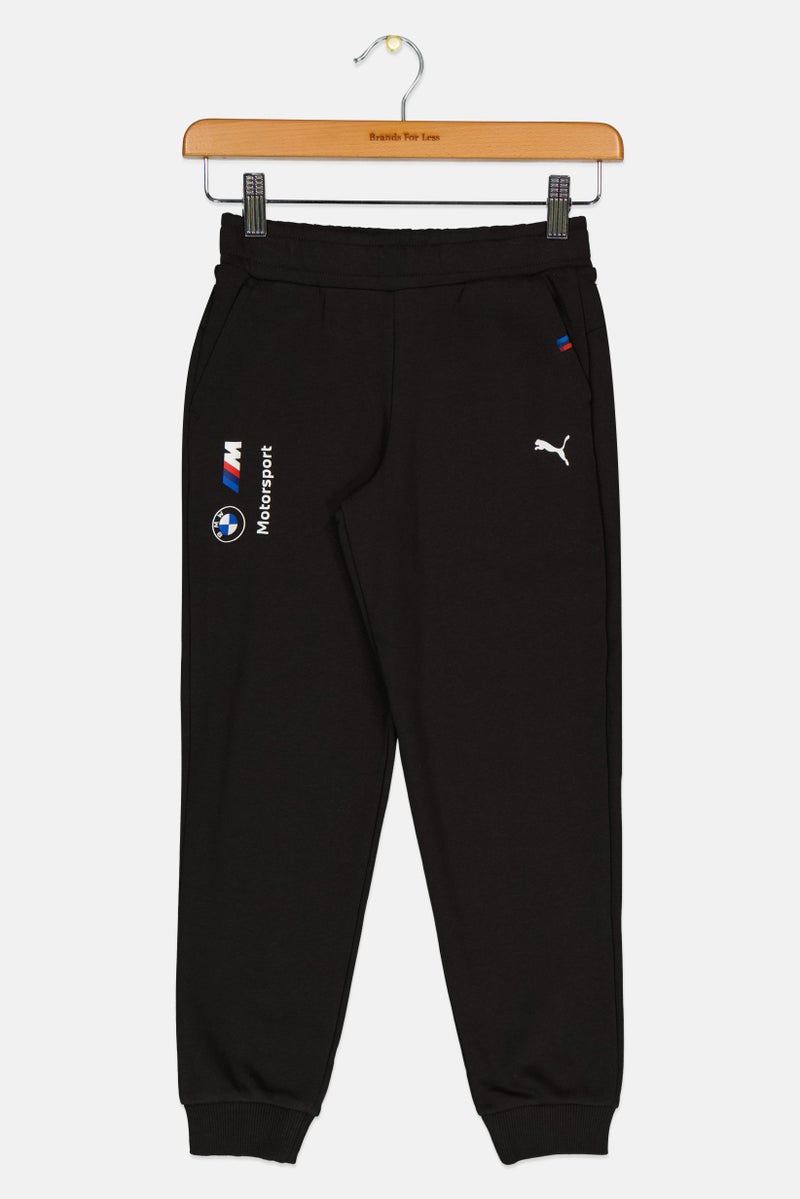 PUMA Puma x BMW Motorsport Kids Boy Brand Logo Training Track Pants, Black  - Image 1