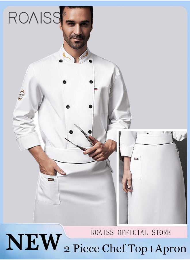 Fashionable Uniforms Spring Fall Kitchen Uniform Long Sleeve in Breathable Polyester Fabric, Chef Workwear Decent Tailoring - pzsku/Z2EEB79FF448CEA4A830EZ/45/_/1696556422/677a9b46-c7f7-48d1-b16a-f87fecb6c98d