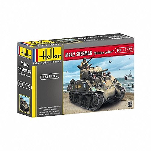 Heller M4A2 Sherman Division Leclerc Vehicle Model Building Kit - Image 1