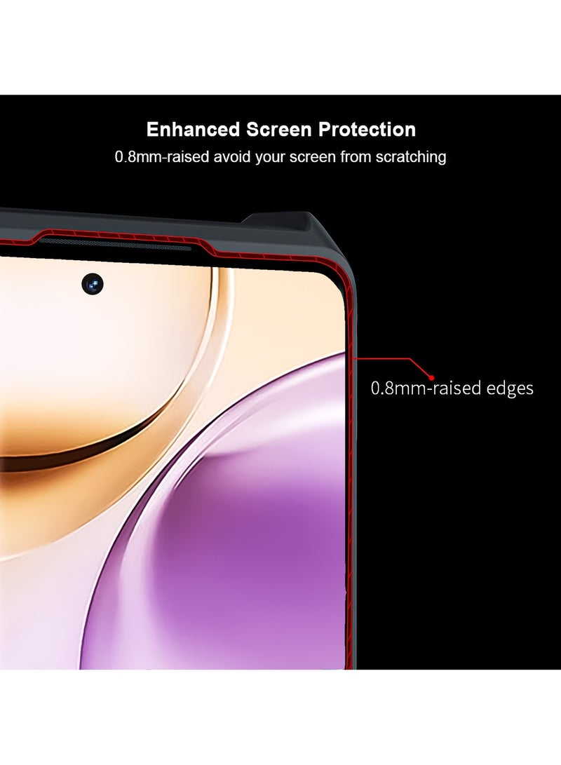 For Realme 14 Pro Case, Camera Lens Protection Back Cover, TPU+PC Shockproof Bumper Mobile Phone Case, Anti-Yellowing Slim Fit Protective Casing - Image 2