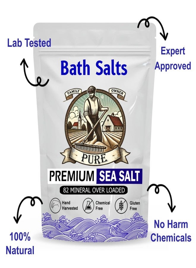 LibidSafe LibiSafe Pure & Natural Organi 400GM Crystal Bath Salt - Calming, Relaxing, Spa, Pain Relief for Men and Women, Negative Energy Detox, Sea Salt - Image 2