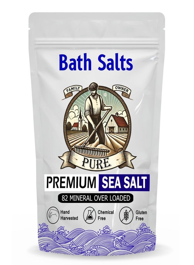 LibidSafe LibiSafe Pure & Natural Organi 400GM Crystal Bath Salt - Calming, Relaxing, Spa, Pain Relief for Men and Women, Negative Energy Detox, Sea Salt - Image 1