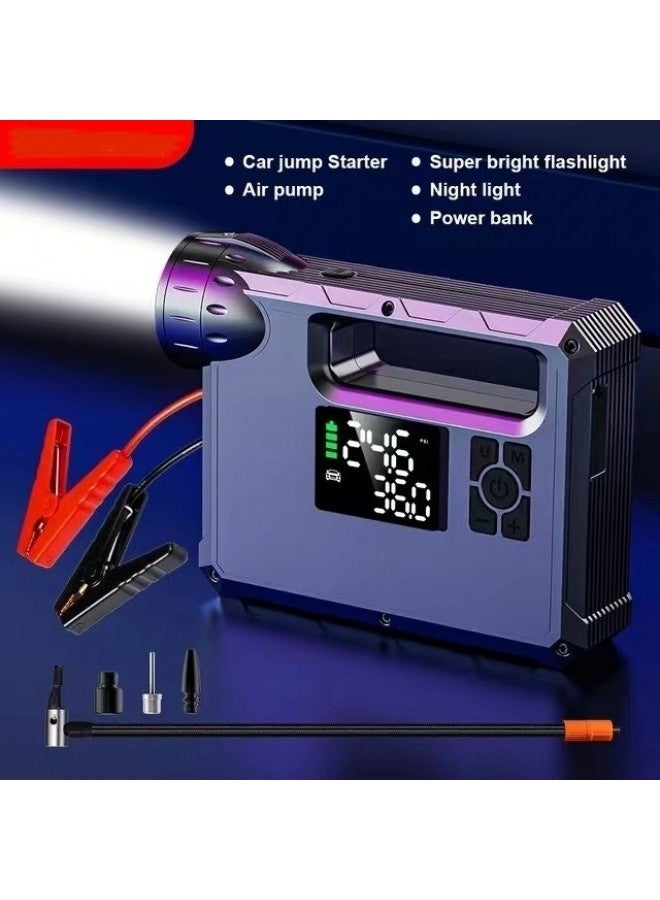 Choetech TC0017 4-in-1 10000mAh Car Jump Starter Power Bank Air Pump LED Flashlight - Image 3