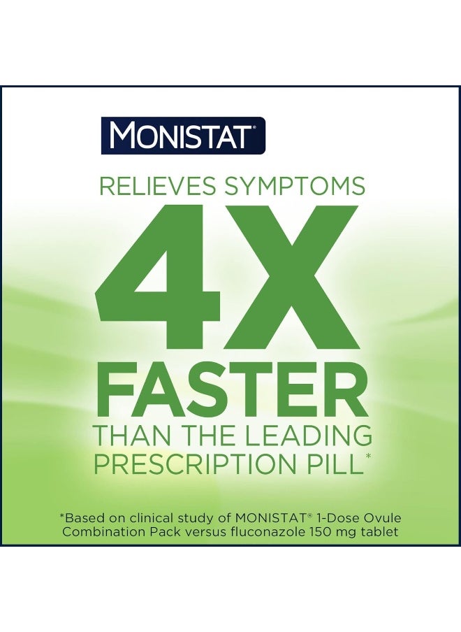 Monistat - Monistat 3 Day Yeast Infection Treatment for Women, 3 Miconazole Pre-Filled Cream Applicators, 1 Pack - Image 1