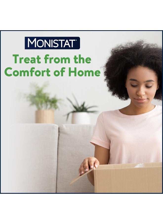 Monistat - Monistat 3 Day Yeast Infection Treatment for Women, 3 Miconazole Pre-Filled Cream Applicators, 1 Pack - Image 1