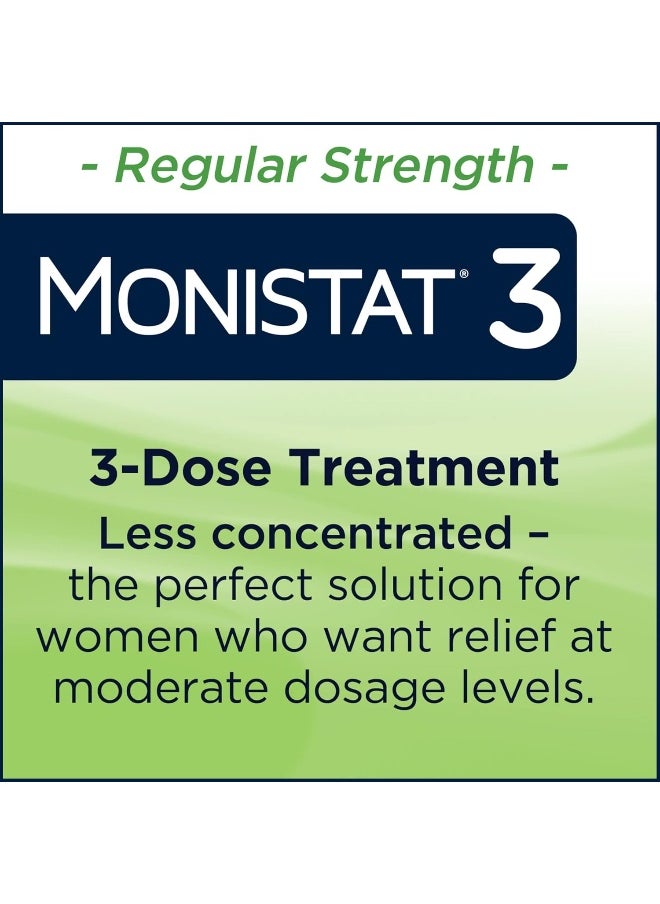 Monistat Monistat 3 Day Yeast Infection Treatment for Women, 3 Miconazole Pre-Filled Cream Applicators, 1 Pack  - Image 5