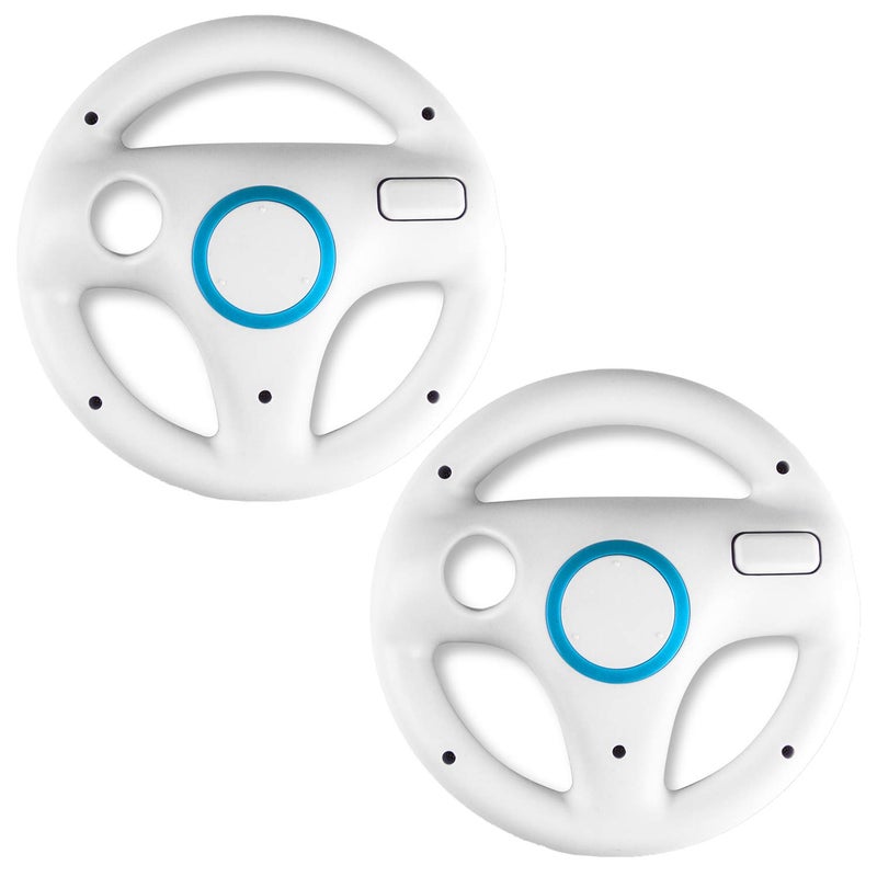 Beastron Mario Kart Racing Wheel 2 Pack White - Image 1