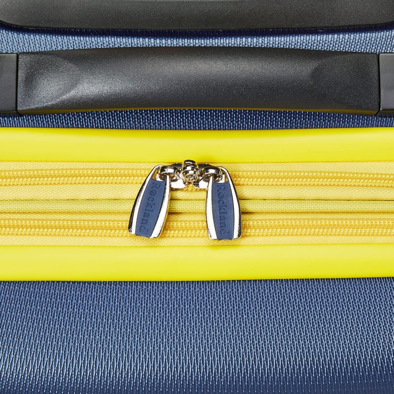 Rockland Melbourne Hardside Expandable Spinner Wheel Luggage, Navy, Carry-On 20-Inch - Image 4