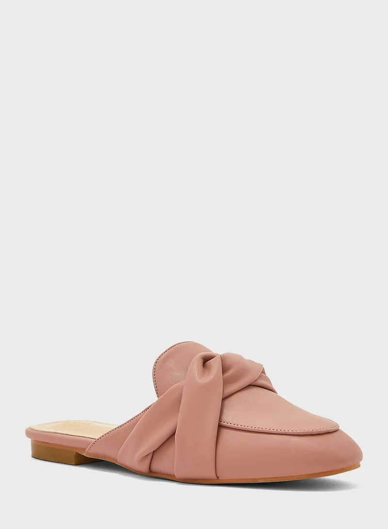 ELLA Knotted Mule Loafers