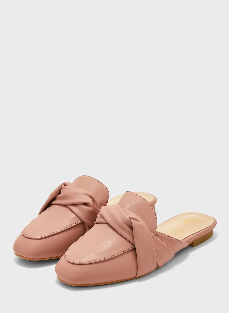 ELLA Knotted Mule Loafers