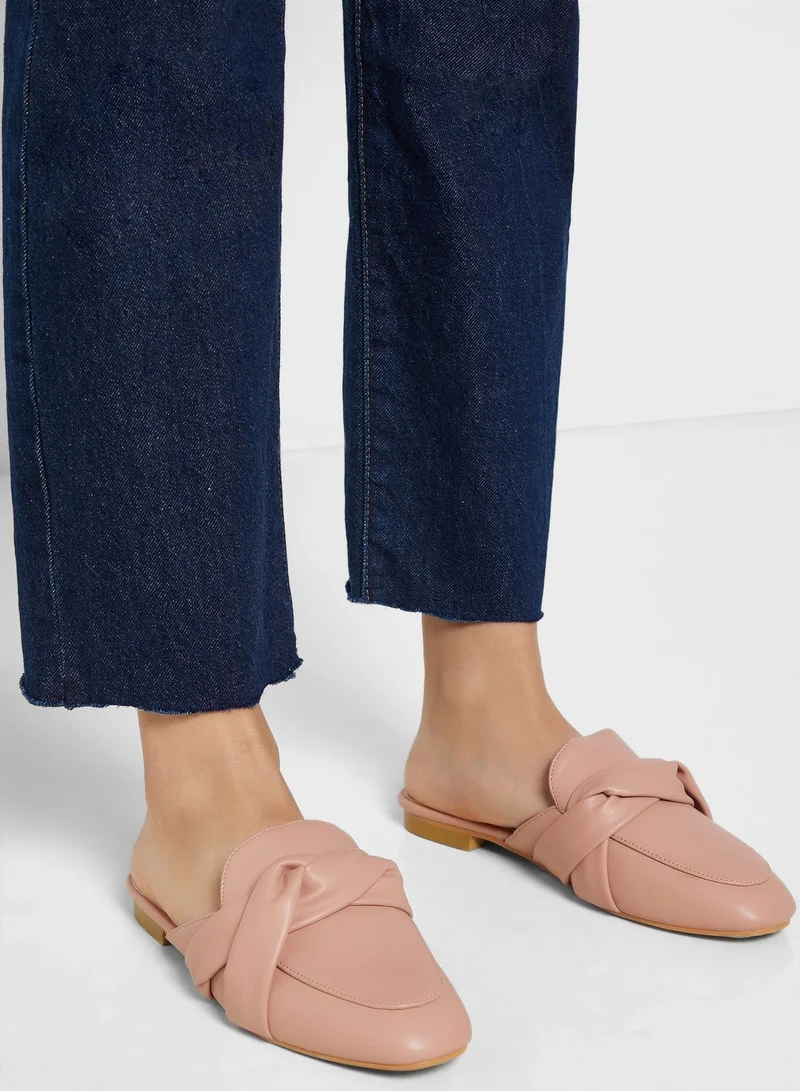 ELLA Knotted Mule Loafers
